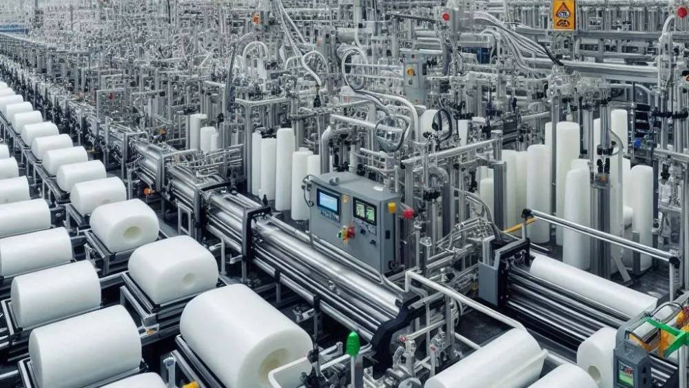 خط تولید فوم پلی اتیلن خط تولید فوم پلی اتیلن